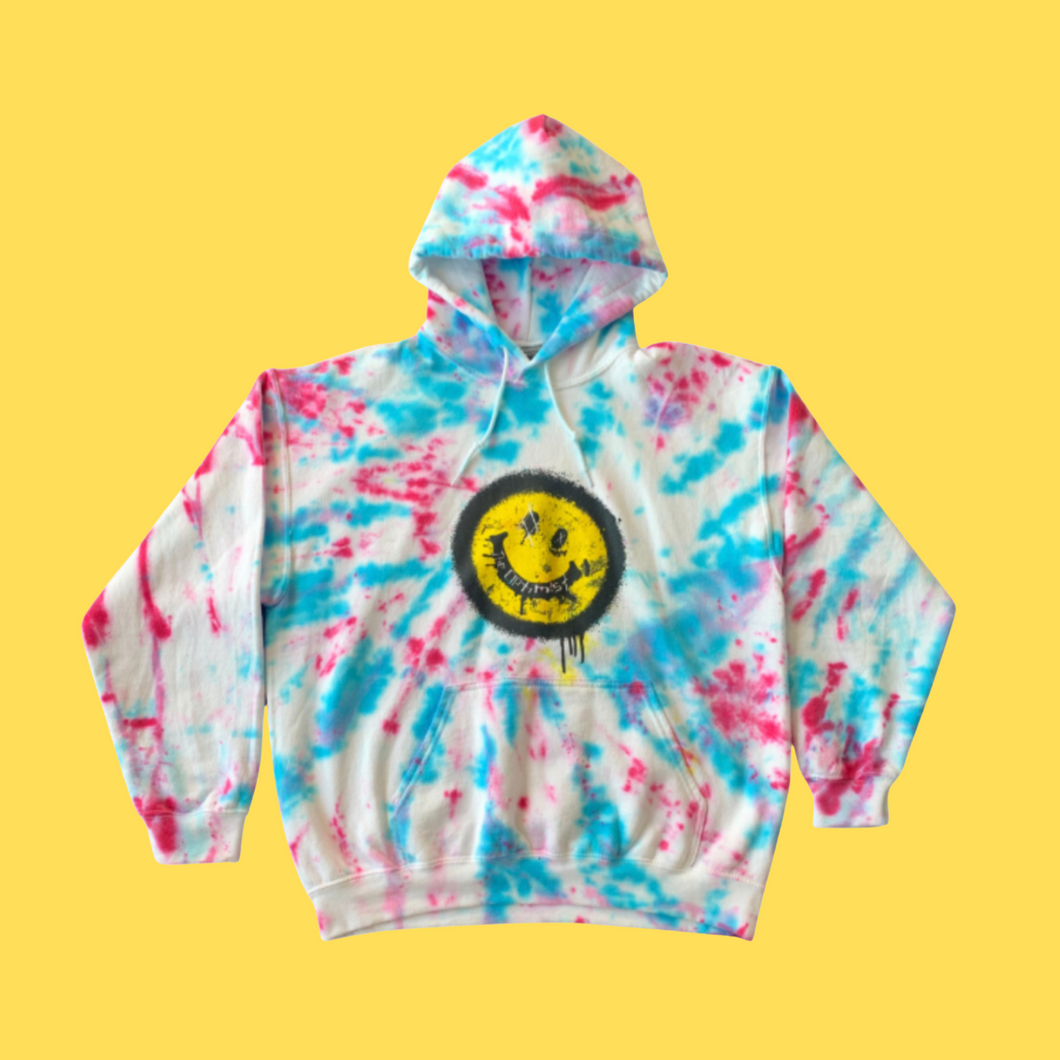 Limited Edition Tie-Dyed Hooded Optimist Sweatshirt – Evie Irie Merch